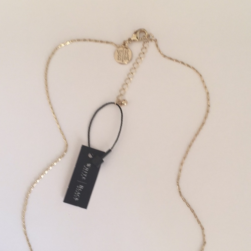 WHBM Yellow stone shard tassel pendant necklace - Picture 8 of 12